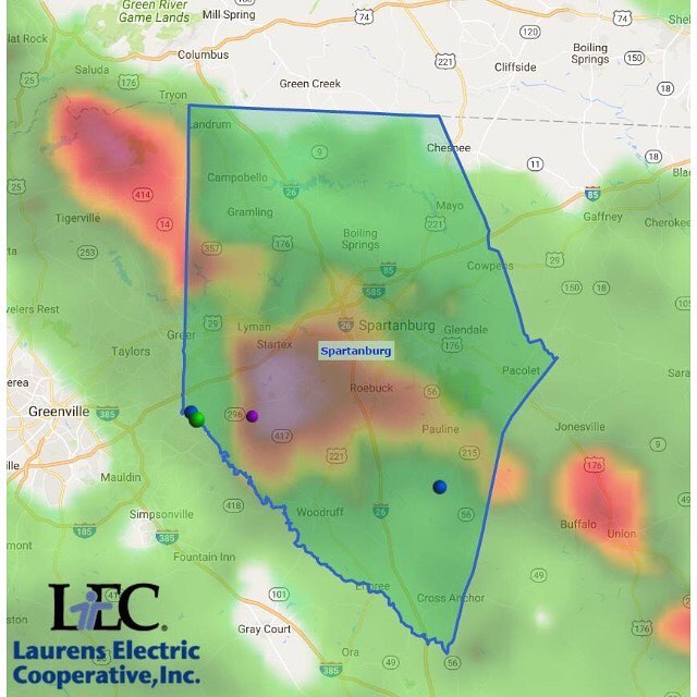 There are a few scattered outages throughout the area as s… Flickr