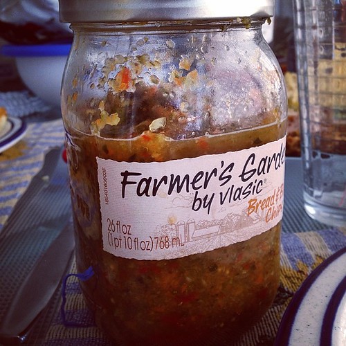 Made my vlasic pickles into relish! No high fructose corn… Flickr