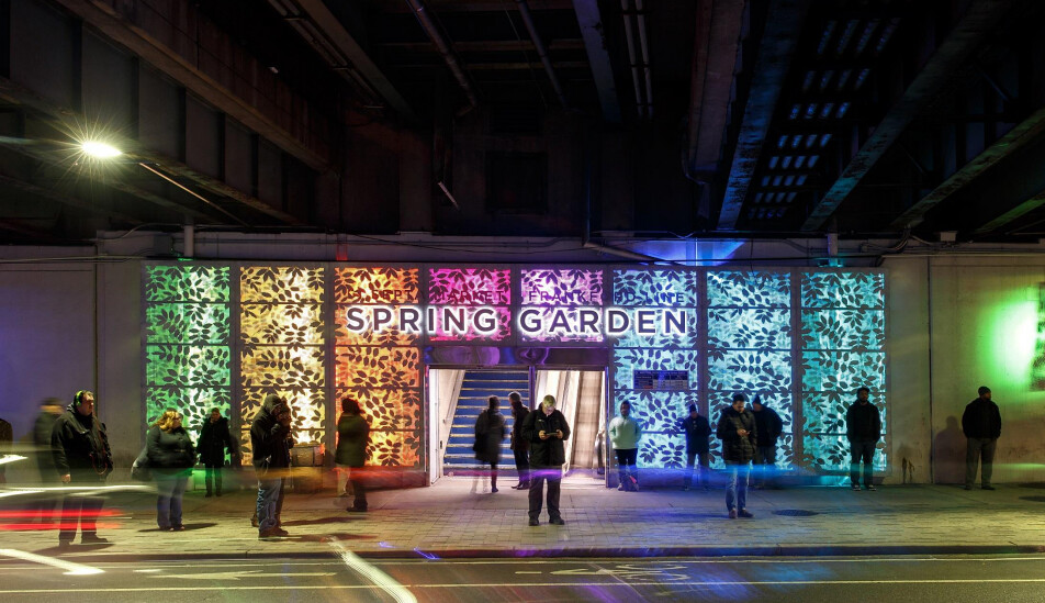 Spring Garden El Station at night, Philadelphia DRWC photo… Richard