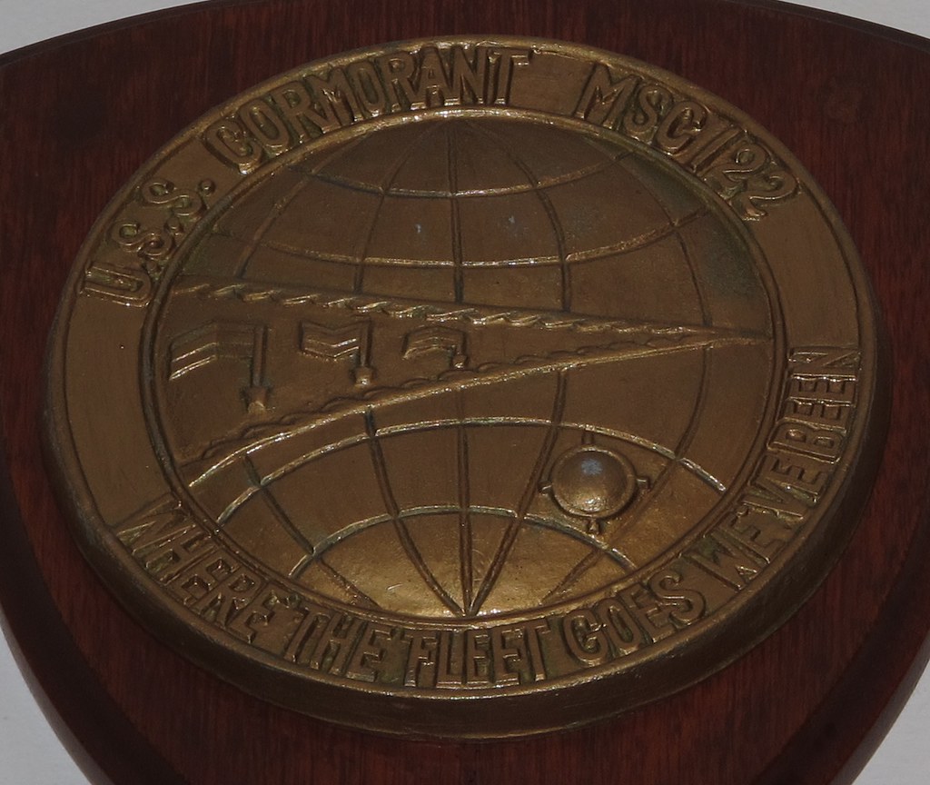 USS Cormorant (MSC122) Minesweeper Emblem Maritime Museum… Flickr