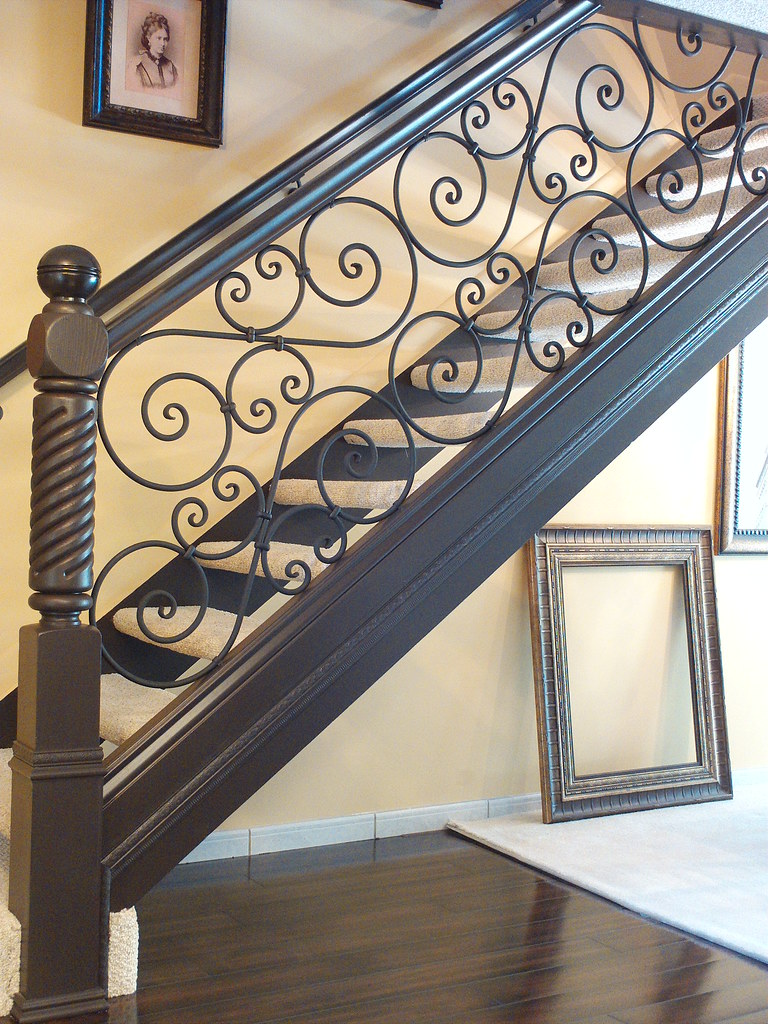 I built a new wrought iron banister I got quotes ranging f… Flickr