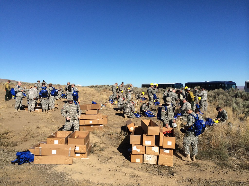 Lakeview veterans fire crew trains Washington National Gua… Flickr