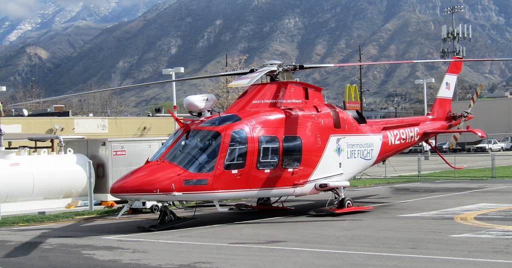 Intermountain Life Flight Helicopter used for Intermountai… Flickr