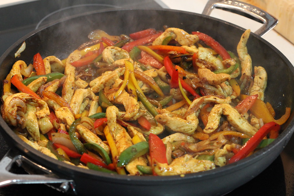 Receta De Fajitas De Pollo Con Verduras Varios de Pollo