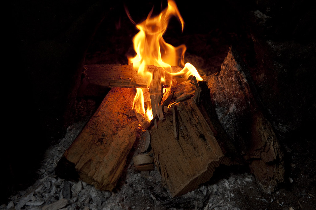 Lighting a fire a photo on Flickriver