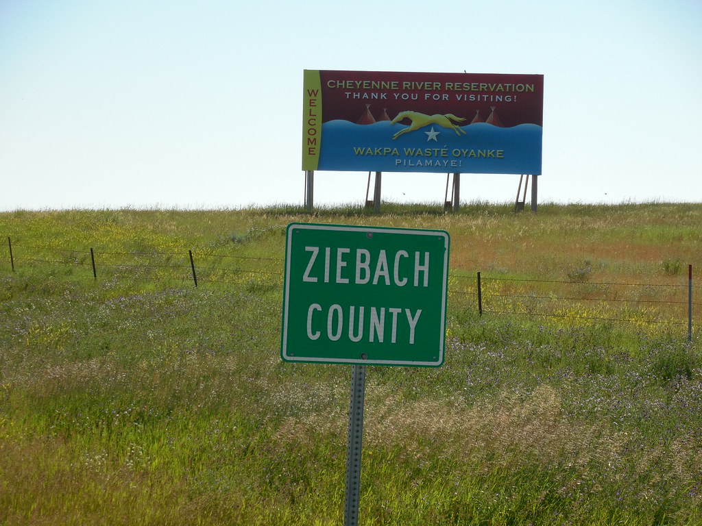 Ziebach County Line US Hwy 212 between Faith and Dupree, S… Flickr