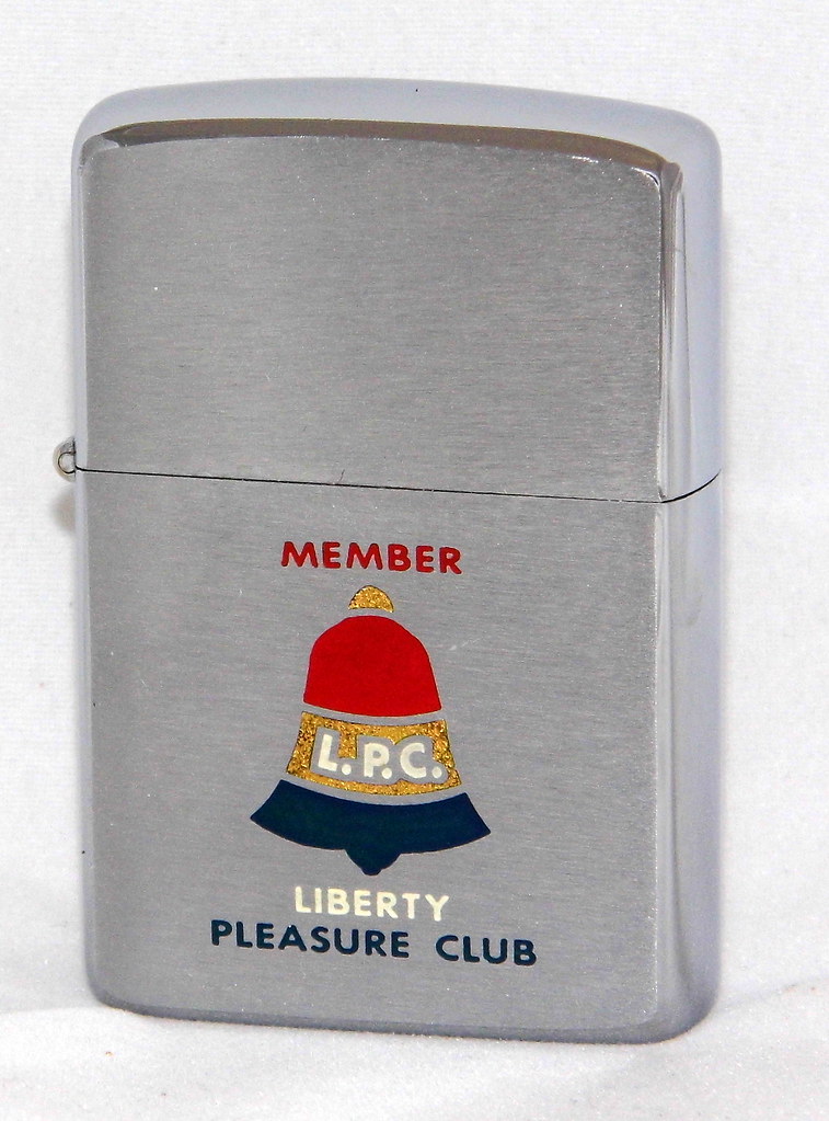 Vintage Zippo Cigarette Lighter Liberty Pleasure Club, C… Flickr