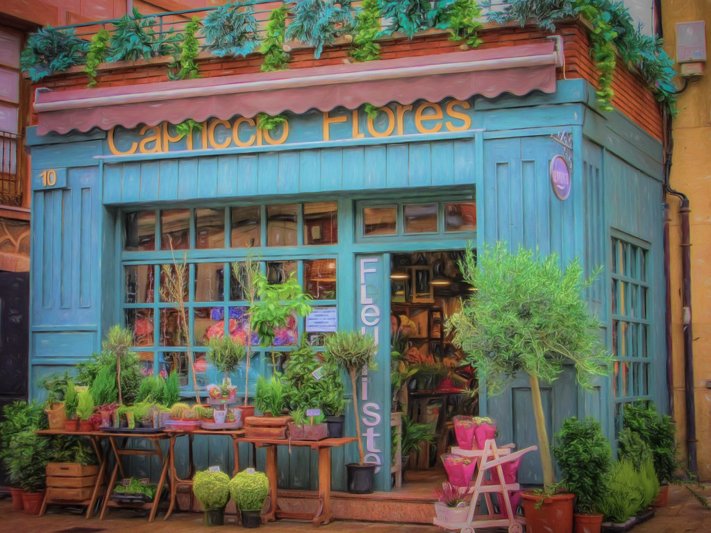 Flower shop near the open… Flickr