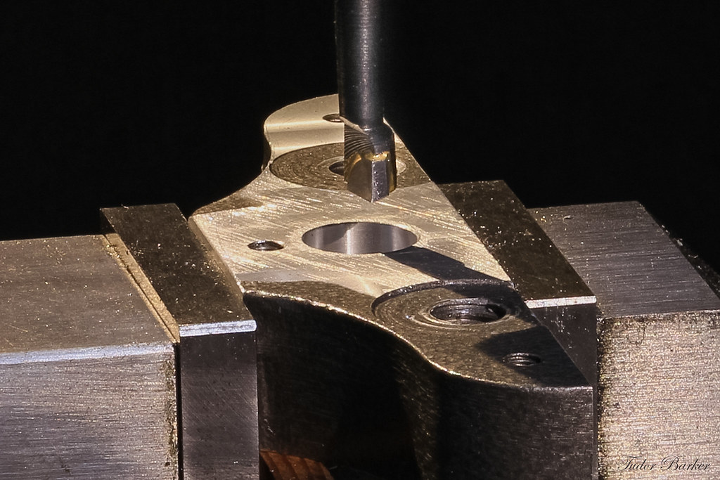 Boring Aluminium with a Boring Head Mini Mill milling ma… Flickr