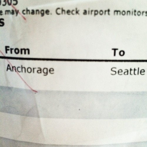 Bye Alaska seattlebound traveling again igers instago… Flickr