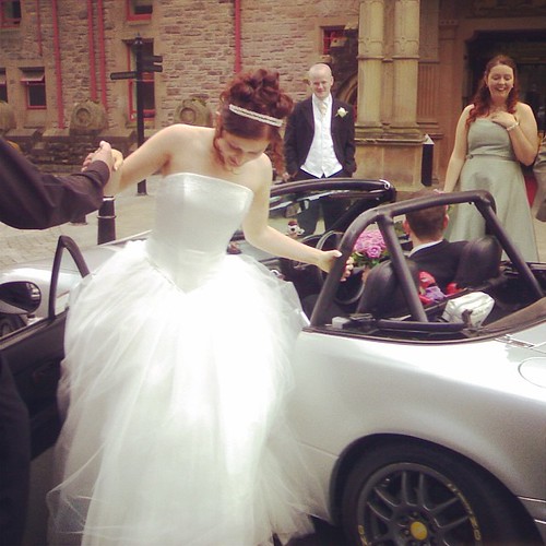 Tight Squeeze eunos miata wedding mx5 roadster bride… Flickr