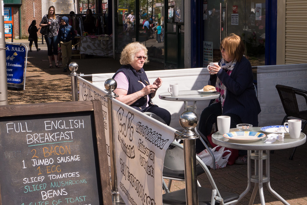 All Day Breakfast In Queensway, Bletchley. Michael Brace Flickr