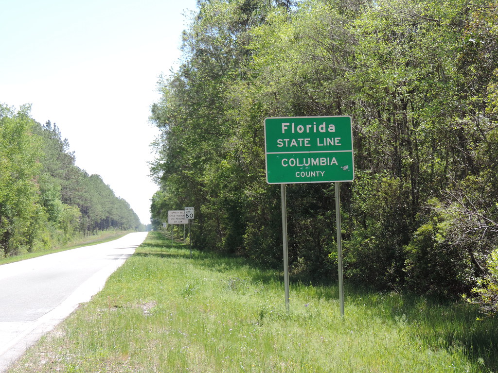 Florida State Line, Entering Columbia County Columbia Coun… Flickr