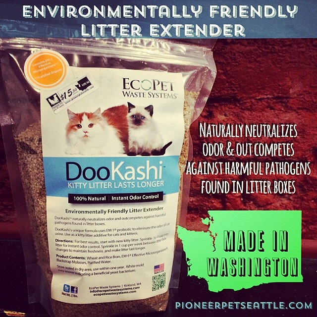Locallymade DooKashi makes kitty litter last longer. Env… Flickr
