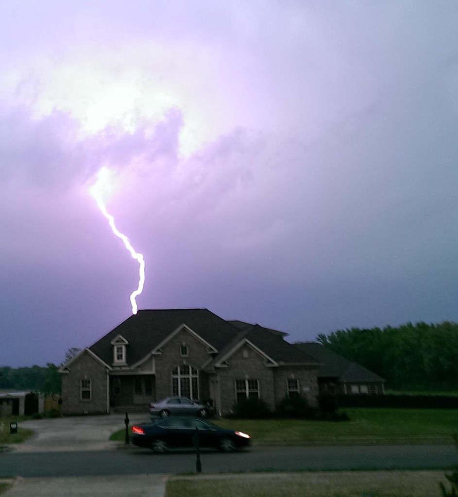 Lightning Athens Alabama This was taken by my neighbor Adr… Flickr