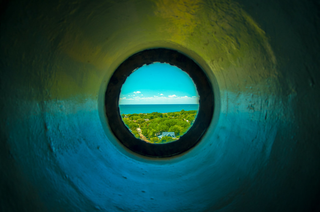 Through the Porthole Cape May Lighthouse, NJ Thomas Flickr