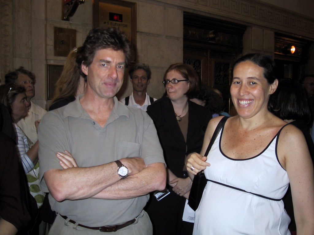 Provost Jay Coogan with architect Monica Ponce de Leon Flickr