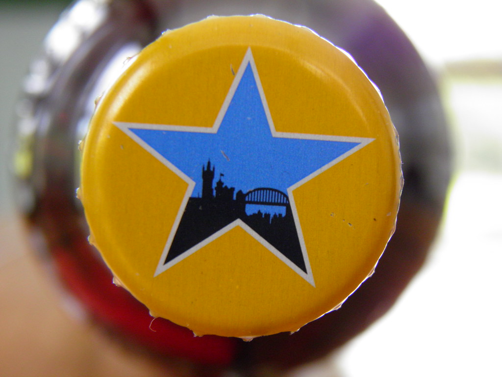 Newcastle Brown Ale beer cap. Cap illustration. rawdonfox Flickr