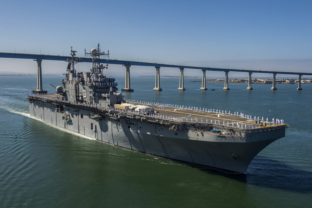 USS Peleliu Departs San Diego for Western Pacific Deployment