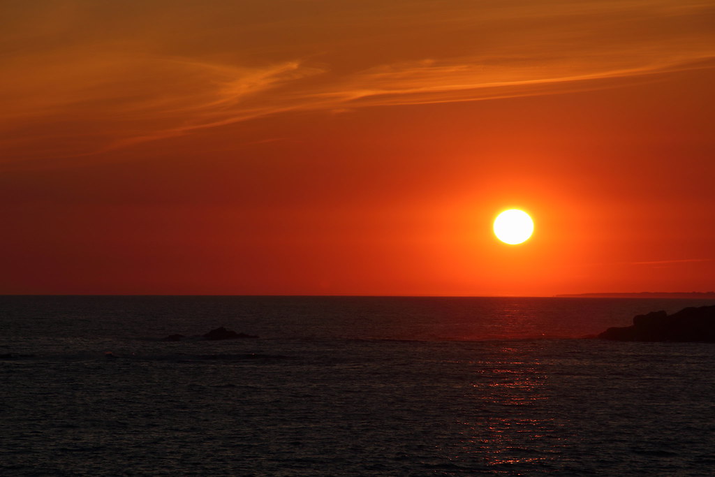 Coucher de soleil sur la côte sauvage de Quiberon Sunset