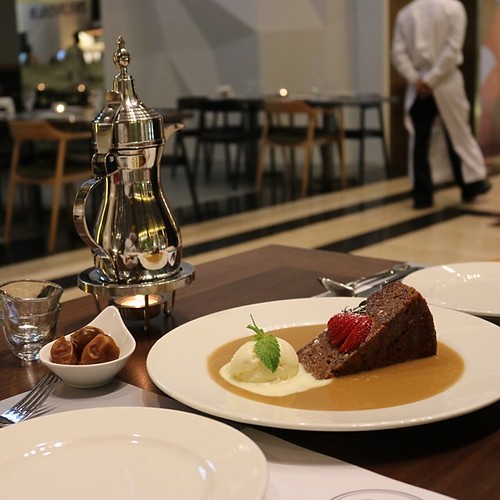 Dates Pudding with Arabic Coffee at Joe's Cafe The Avenu… Flickr