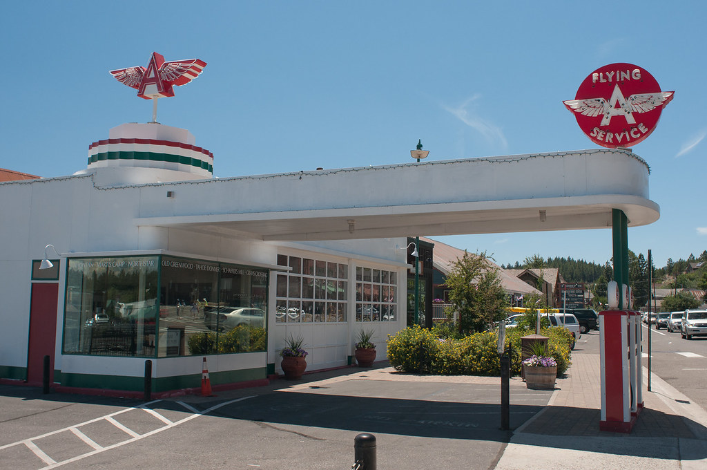 Flying A gas station Downtown Truckee CA SBGrad Flickr