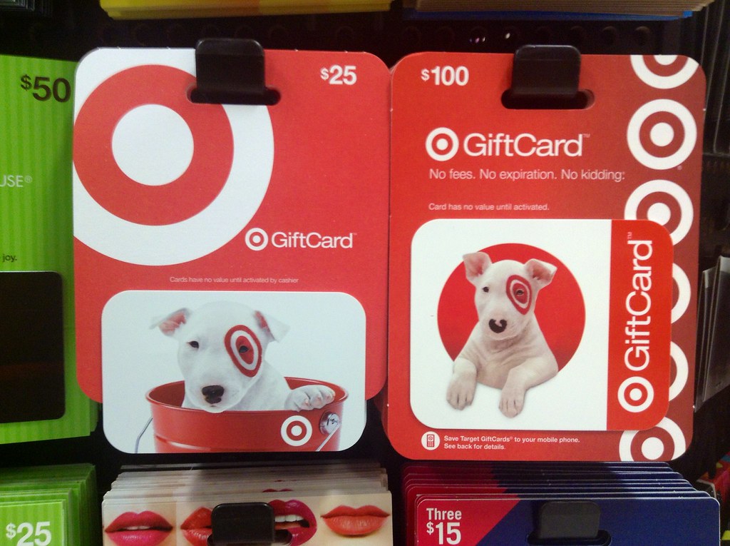 Target Gift Cards. 7/2014 Pics by Mike Mozart of TheToyCha… Flickr
