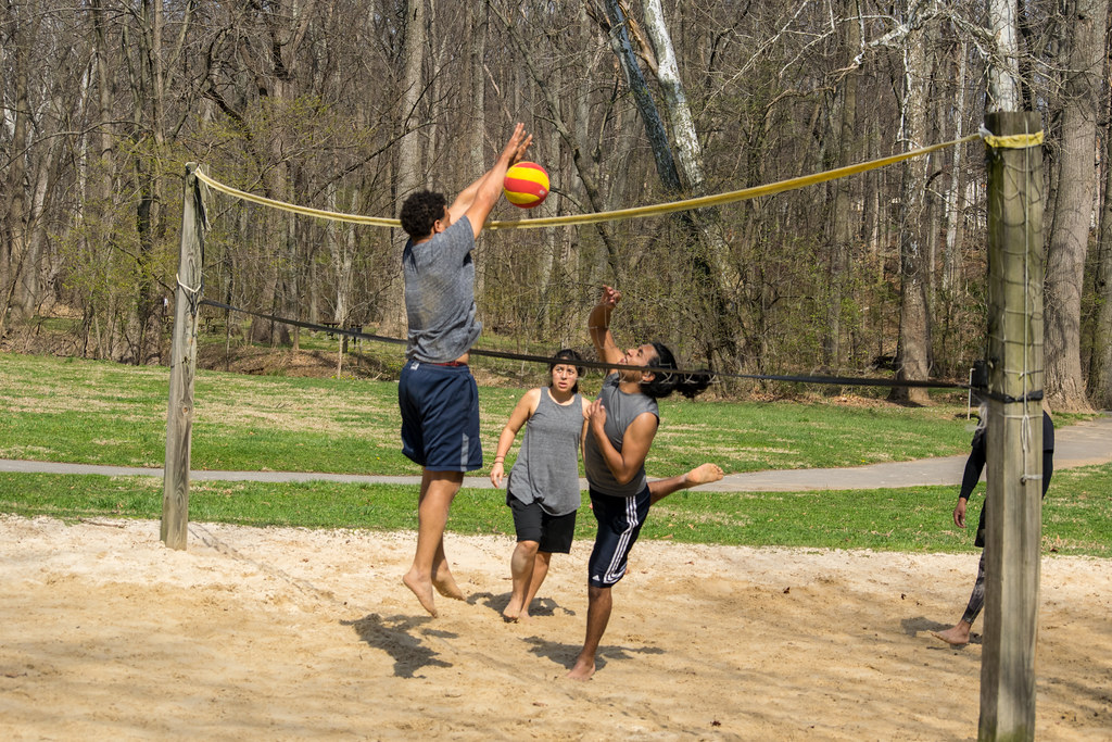 Volleyball Woodley Gardens Park Rockville, MD April 2017 majunznk Flickr
