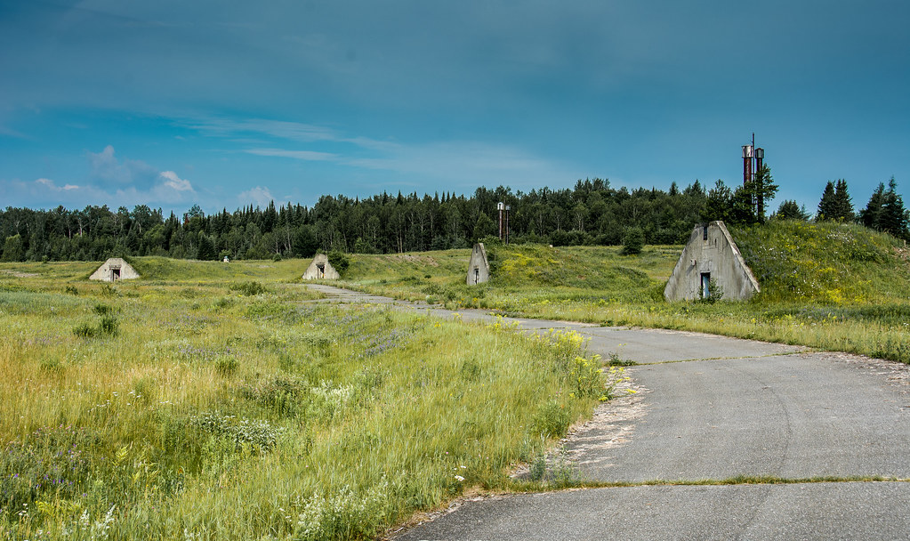 Nuclear War Head Bunkers Former Loring Air Force Base. Aba… Flickr