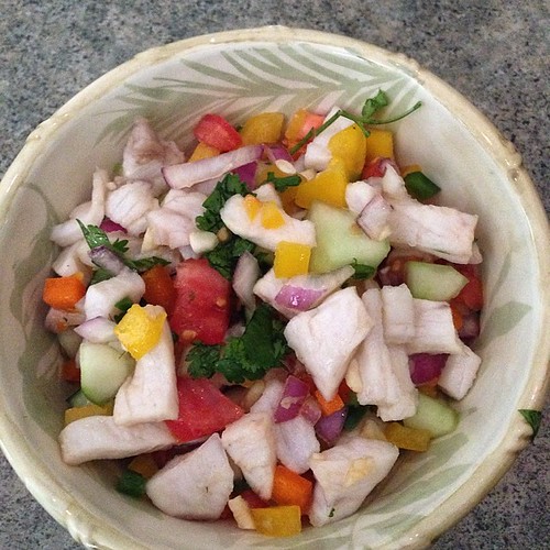 Fresh Cobia ceviche so delish oceanstylez oceanstylez Flickr