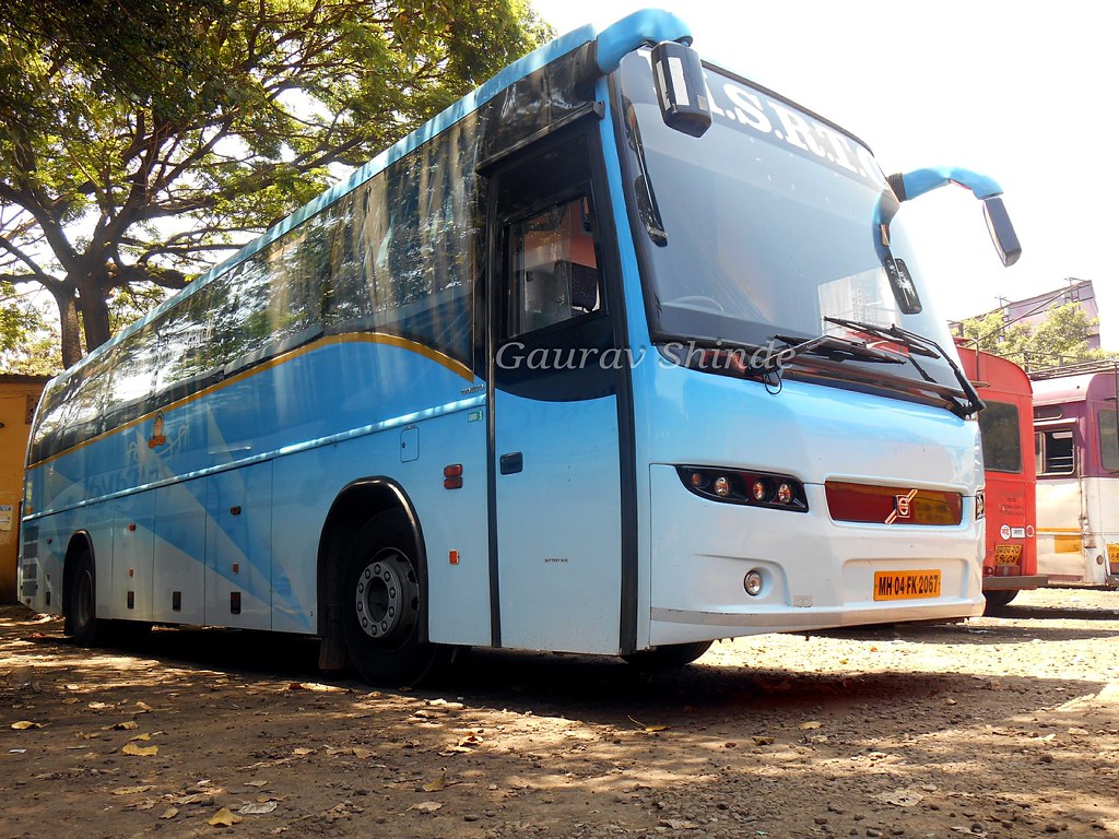 MSRTC Shivneri Sleeper Resting At Kolhapur Depot Kolhapur … Gourav