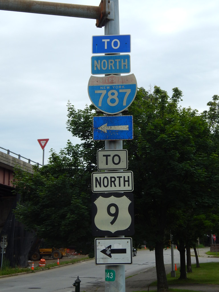 Old Interstate Sign Albany NY Found these classic signs … Flickr