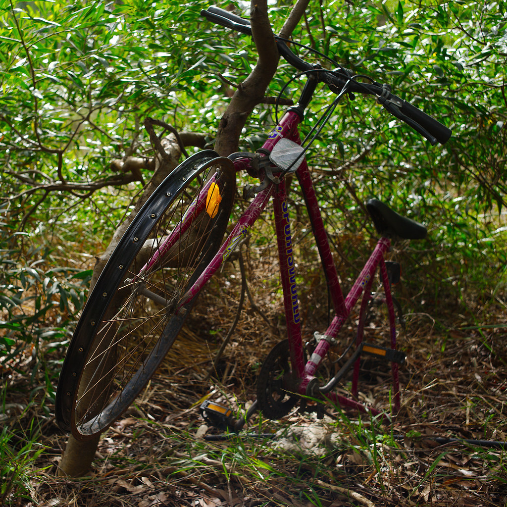 Bush Bike MC35 testing again, the bike looks right at home
