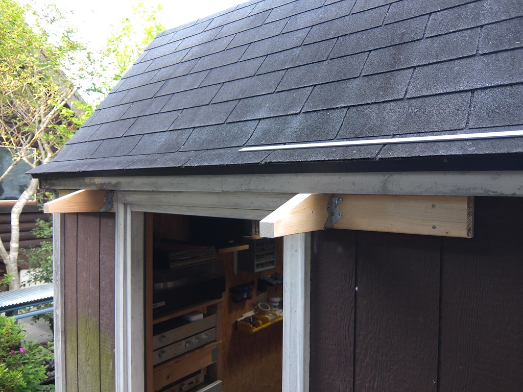 Eaves for Garage Backdoor monomaniacgarage Flickr