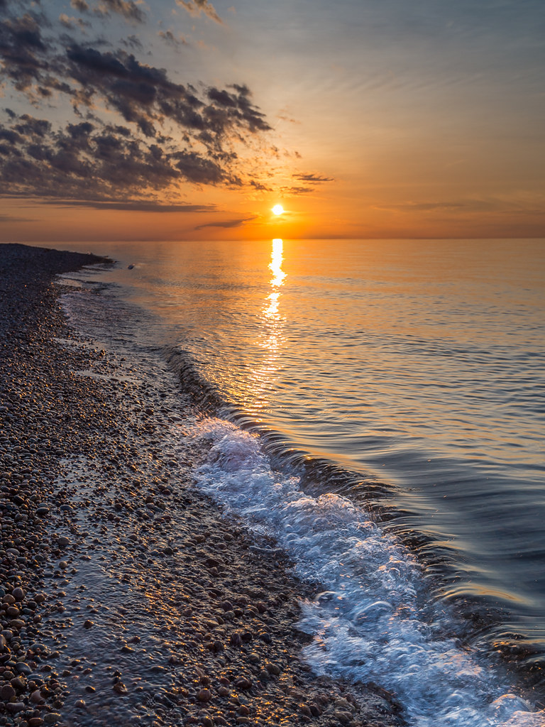 Lake Superior Sunset at Vermillion Point Chippewa County, … Flickr