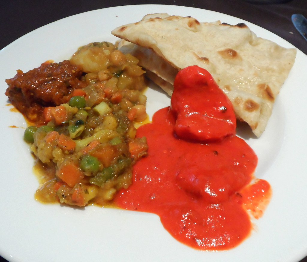 Main course at Indian Cottage Restaurant in Dumbarton Rd G… Flickr