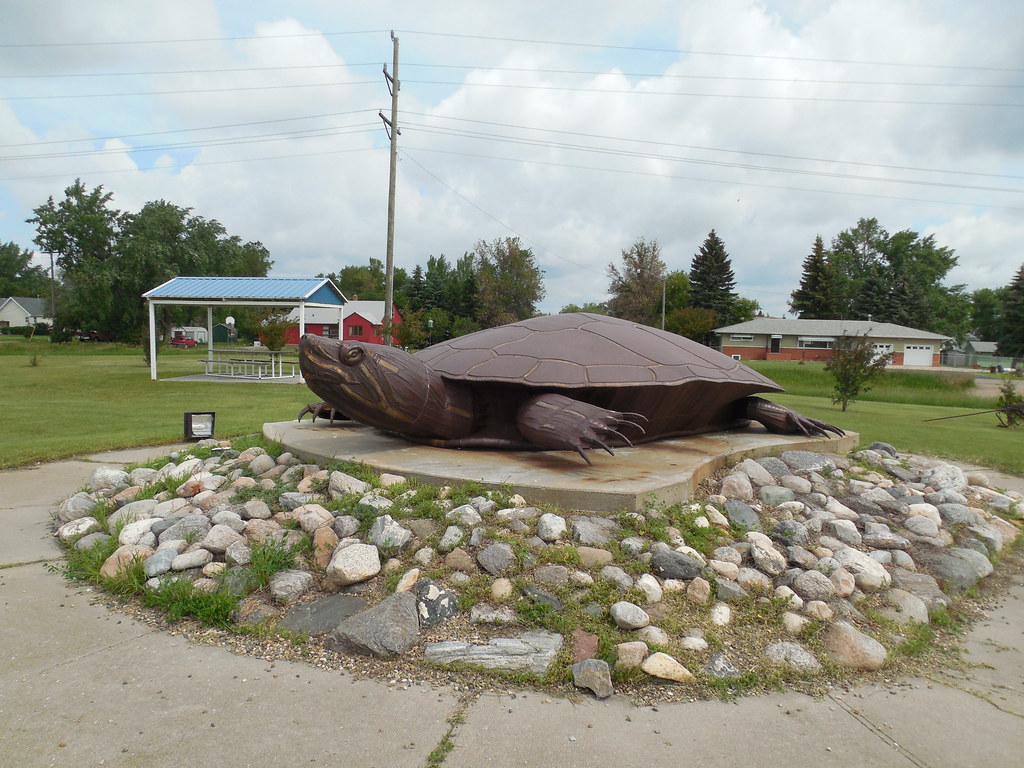 A Giant Steel Turtle Turtle Lake, North Dakota Jimmy