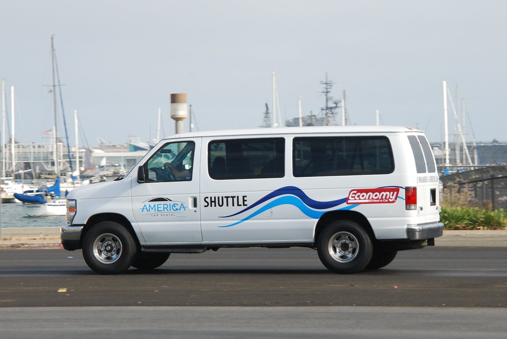 America Car Rental/Economy RentaCar Ford ESeries shuttl… Flickr