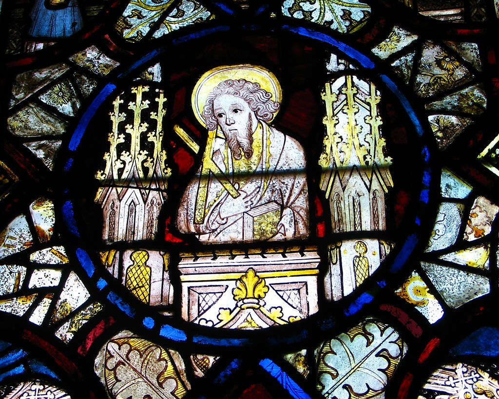 Detail of Medieval Stained Glass From a window in the Chap… Flickr