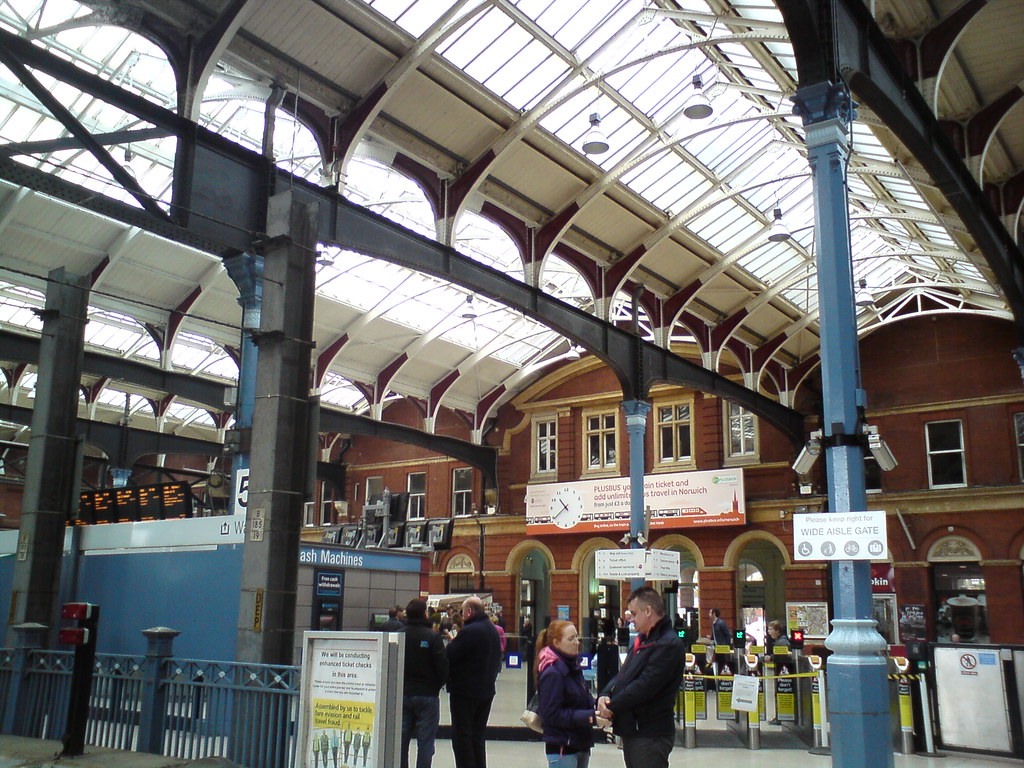 Norwich Station eyair Flickr