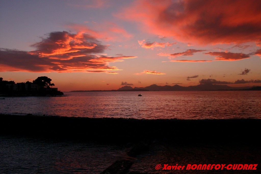 Cap d'Antibes Coucher de Soleil Xavier BonnefoyCudraz