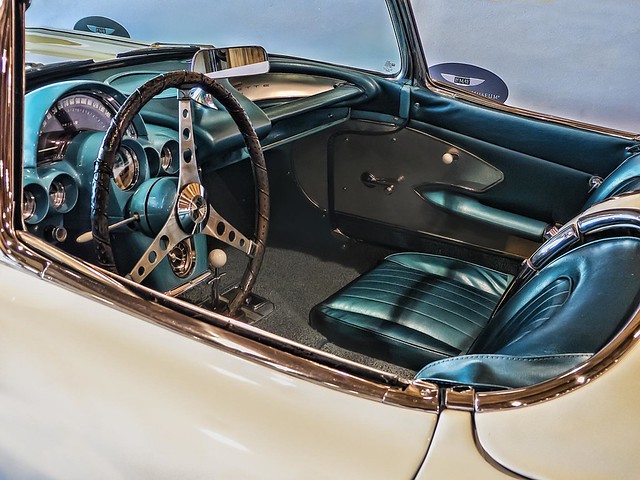 Interior of 1960 Corvette 2-door convertible coupe | Flickr