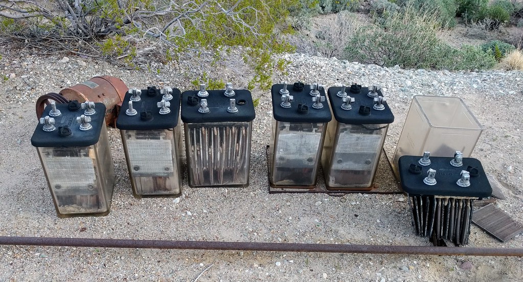 Lead acid batteries Lead acid batteries Ajo Historical Mus… Flickr