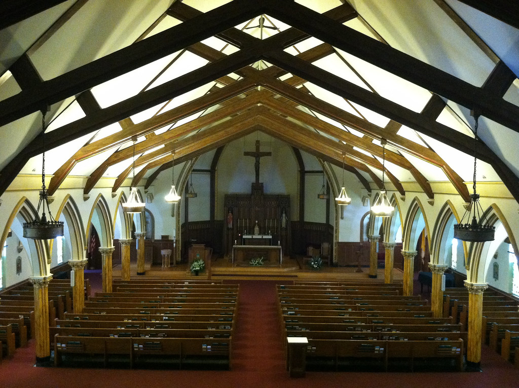 Interior of St John the Baptist Church Quincy, Massachuset… Flickr