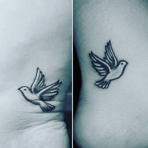 Two turtle doves by Sean at twot