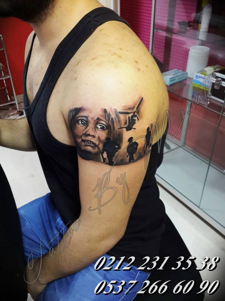 Portre Dövme Çalışması Savaş Dövmesi No War Tattoo Istanbu… | Flickr 960_x_720_jpg