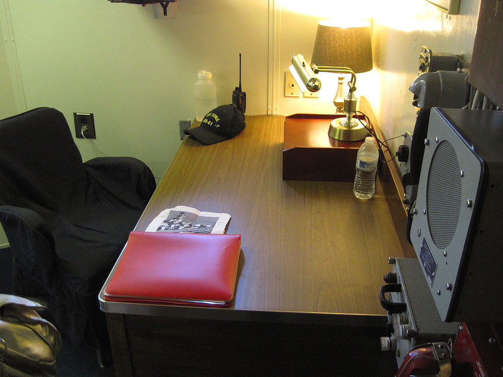 The Captain's Desk in the Captain's Stateroom Onboard the … Flickr