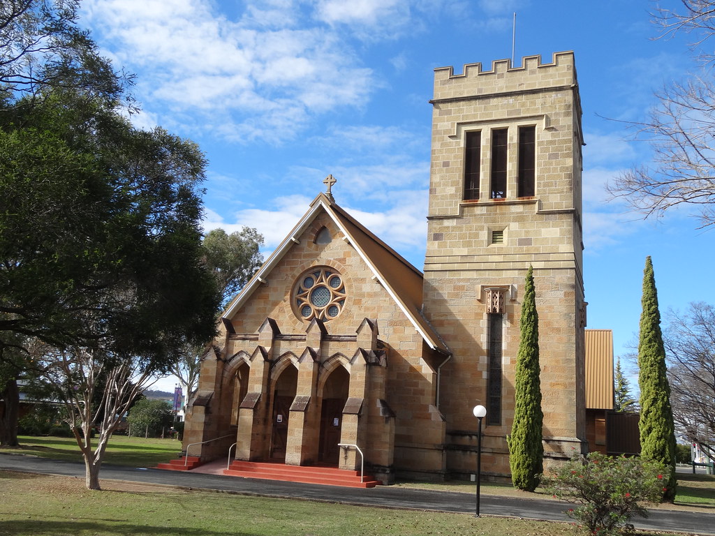 St Marks Anglican Church in Warwick. Built from 1868 Flickr