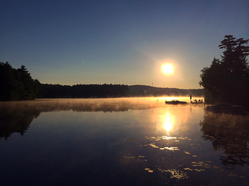 Coffee at Sunrise Lower Mousam Lake Acton, ME MarcusSid Flickr