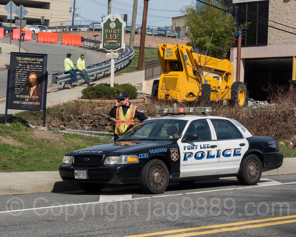 Fort Lee Police Car on Hudson Terrace, Fort Lee, New Jerse… Flickr